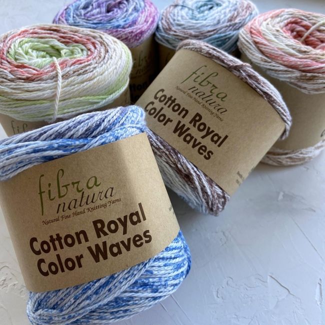пряжа Fibranatura Cotton royal Color waves