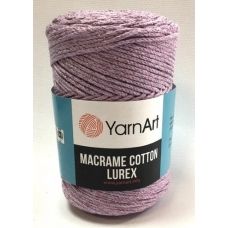 Macrame Cotton Lurex (75% Хлопок, 13% Полиэстер ,12% Металлик ) (250гр. 205м.)*4 мотка