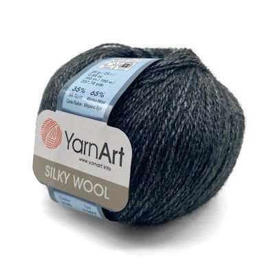 Silky Wool (шёлк rayon 35%, мериносовая шерсть 65%) (25гр._190м.)*10 мотков ЦВЕТ 335