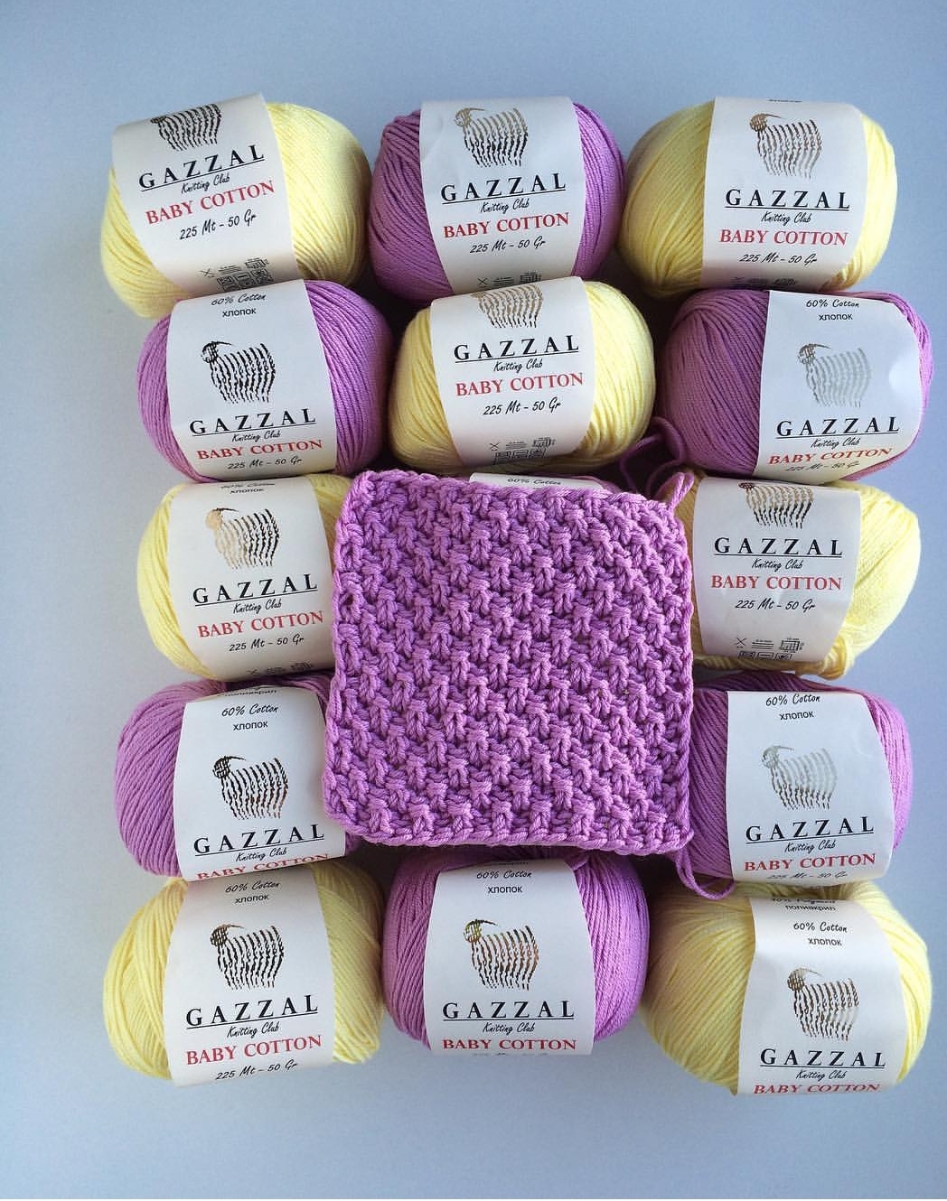 Пряжа Gazzal Baby Cotton (Газал беби котон) купить по мелкооптовойцене